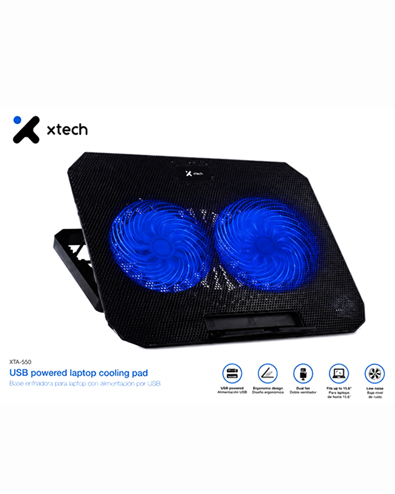 Soporte portátil con ventilador