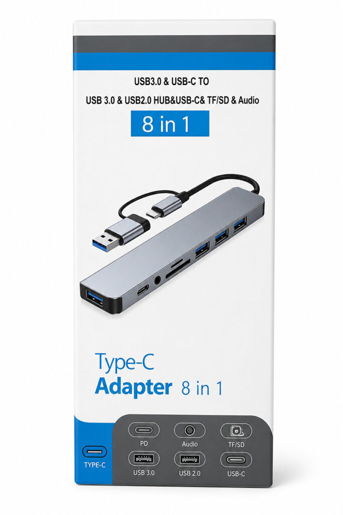 Adaptador 8 en 1
