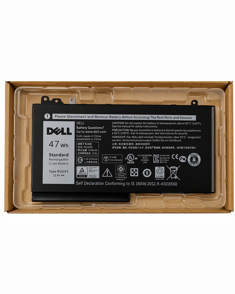DELL NGGX5 11.4V 47WH Batería de polímero de litio